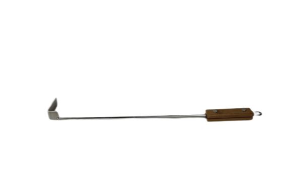 42.5x6cm Kamado Grills Accessoires Outil à cendres en acier inoxydable