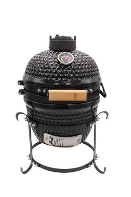13 pouces 32cm barbecue au charbon de bois gril en céramique extérieur noir