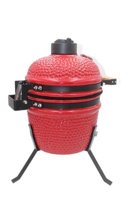 Charbon de bois extérieur 13 pouces Kamado Grill Couleur rouge 32cm