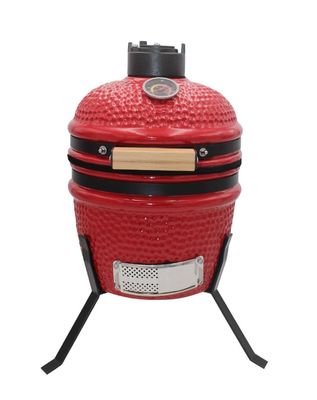 Charbon de bois extérieur 13 pouces Kamado Grill Couleur rouge 32cm