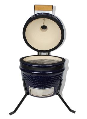 Céramique 13 pouces Kamado Grill Outdoor Charcoal Navy Color 32cm