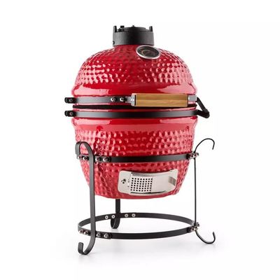 13 pouces 32cm barbecue au charbon de bois gril en céramique extérieur noir