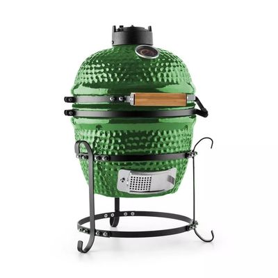 13 pouces 32cm barbecue au charbon de bois gril en céramique extérieur noir