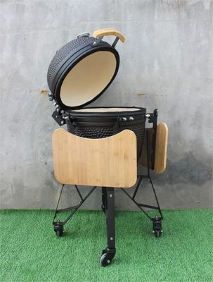 20 pouces Céramique Kamado Grill Extérieur Noir Mat Couleur 51cm