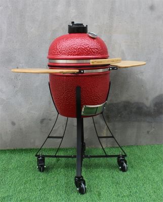 couleur rouge royale de gril en céramique de barbecue de 44cm 17 pouces fumant la cuisson grillant saisissant