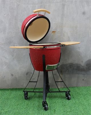 Barbecue en céramique de 17 pouces de couleur rouge royal 44cm