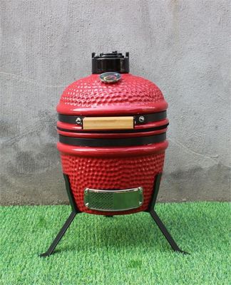 Céramique 13 pouces Kamado Grill extérieur couleur rouge 33cm